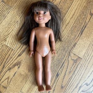 American Girl Wellie Wishers Ashlyn Doll No Clothes American Girl Doll 15”